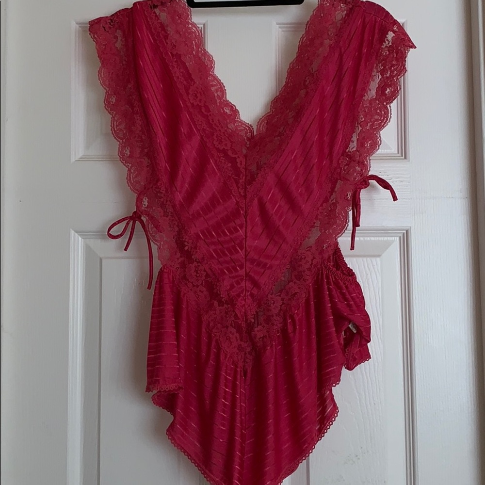 Vintage Elissia teddy hot pink SZM